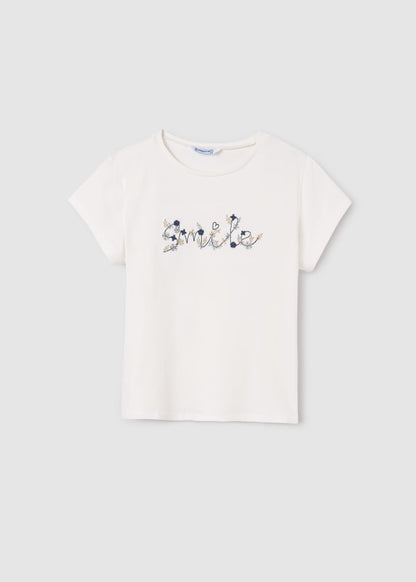 Mayoral Girls Age 8  Cotton Top 854-17