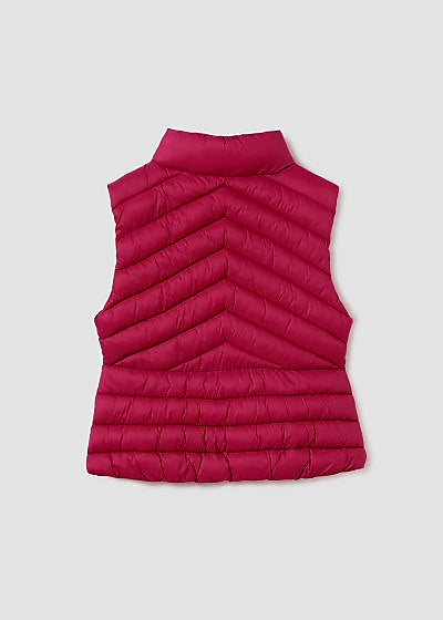 Mayoral Girls Age 8 Fuchsia Pink Padded Gilet