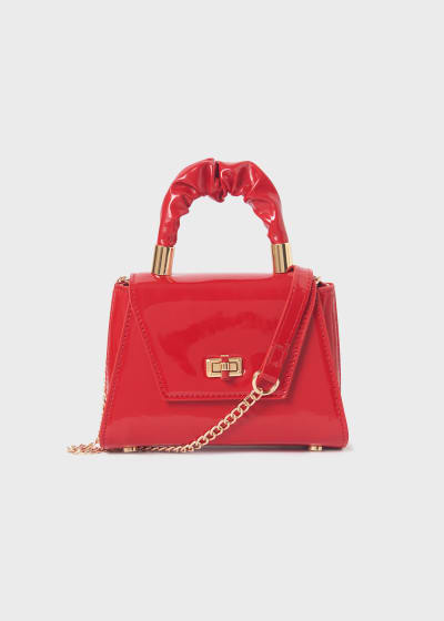 Abel & Lula Patent Leather Red Bag