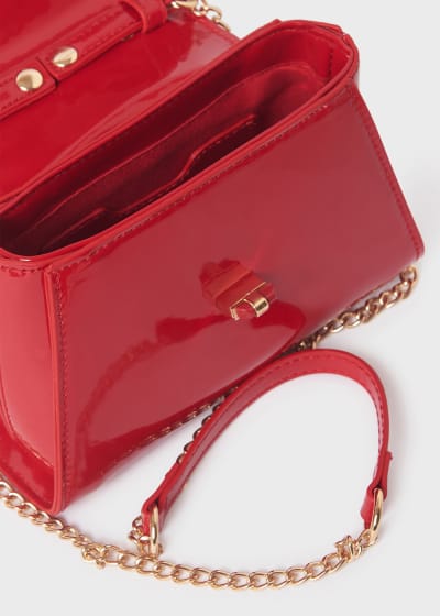 Abel & Lula Patent Leather Red Bag