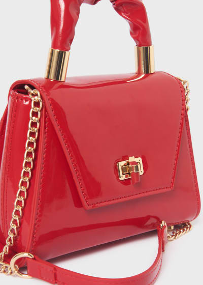 Abel & Lula Patent Leather Red Bag