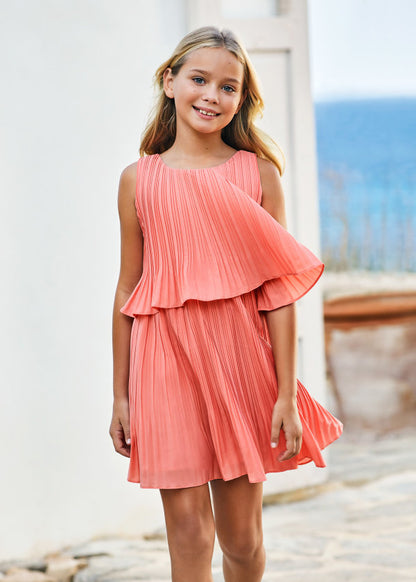 Mayoral Girls Age 8 Swing Style Pleated Dress