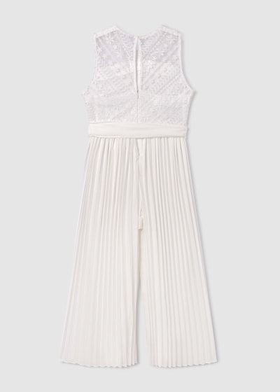 Mayoral Girls Age 8 Pleated Jumpsuit