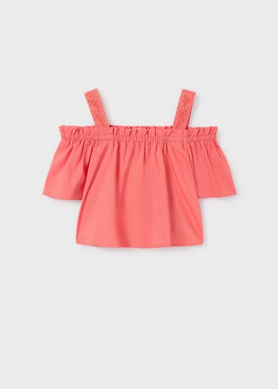 Mayoral Girls Age 8 Poplin Top