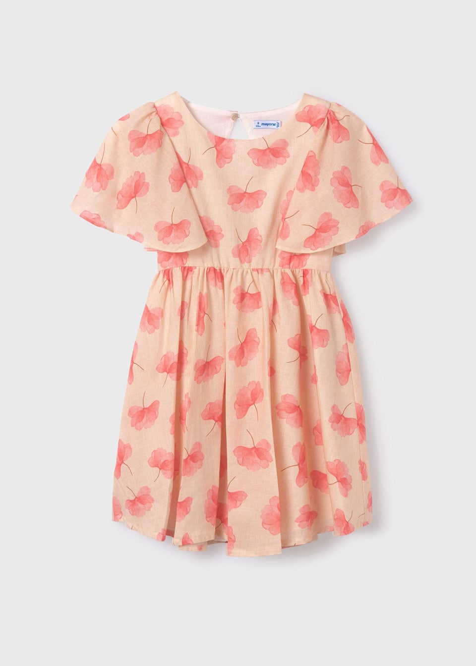 Mayoral Girls Age 8 Floral Print Cotton Dress