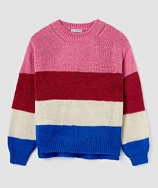 Mayoral Girls Age 8 Chunky Knit Jumper