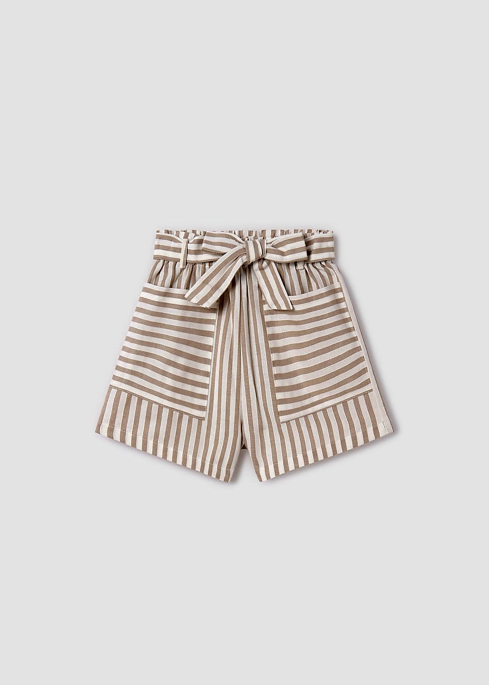 Mayoral Girls Age 8 Striped Shorts & Top Set