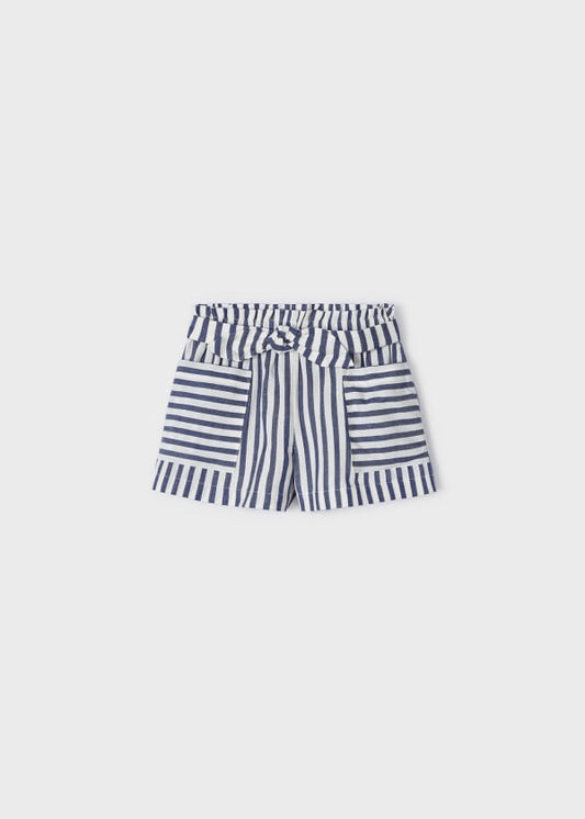 Mayoral Girls Age 4 Striped Shorts  3256-44