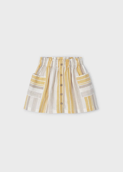 Mayoral Girls Age 4 Striped Skirt