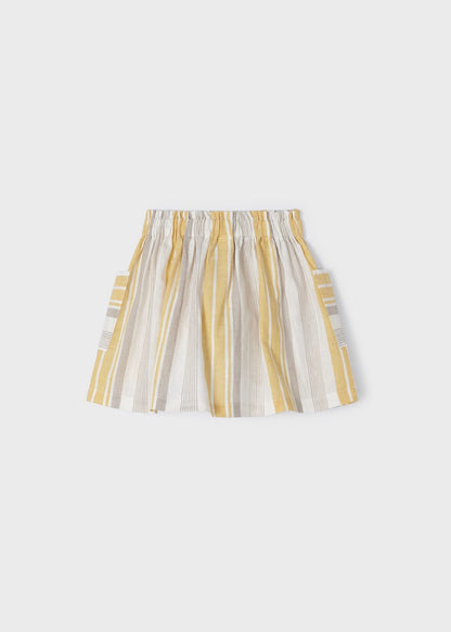 Mayoral Girls Age 4 Striped Skirt