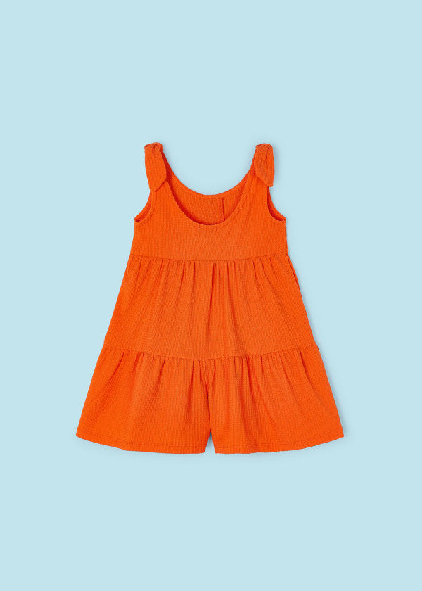 Mayoral  Girls Age 4 Orange Romper/Jumpsuit 3865-43