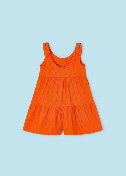 Mayoral  Girls Age 4 Orange Romper/Jumpsuit 3865-43