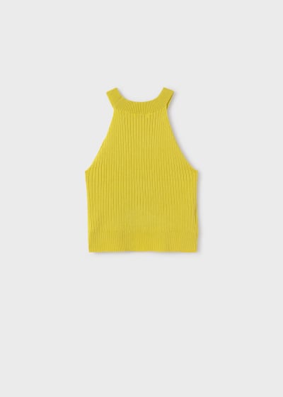 Mayoral Girls Age 8 Sleeveless Knitted Top