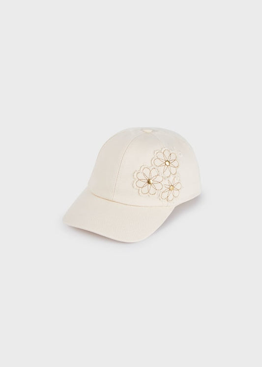 Mayoral Girls Age 4 Embroidered Cap