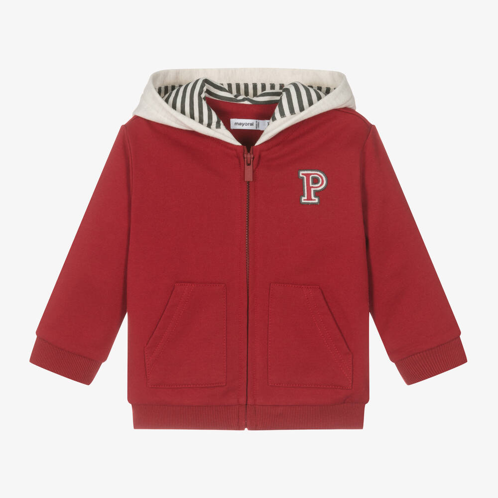 Mayoral 12 Month Boys Red Panda Hoodie  2473 31