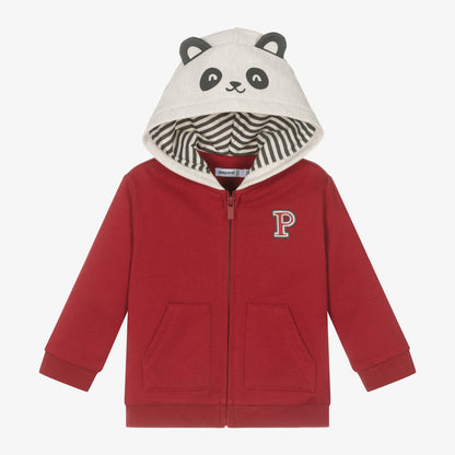 Mayoral 12 Month Boys Red Panda Hoodie  2473 31