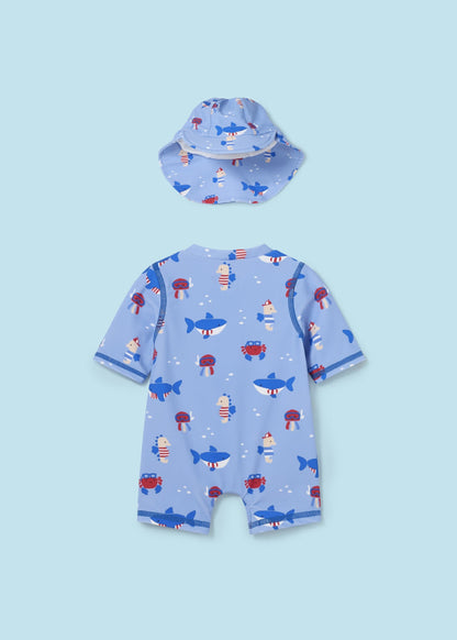 Mayoral Newborn Two-Piece Swim Set 1621-86