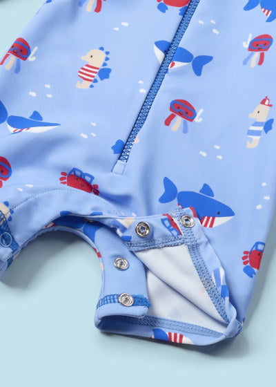 Mayoral Newborn Two-Piece Swim Set 1621-86