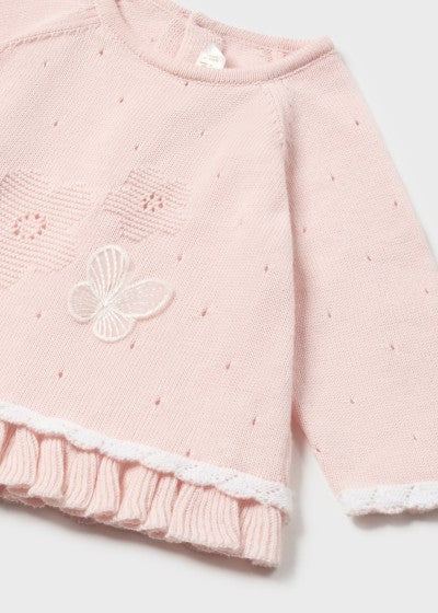 Mayoral Newborn Girls Knitted Leg Warmer Set