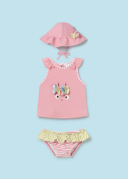 Mayoral Newborn Three-Piece Swim Set  1633-72