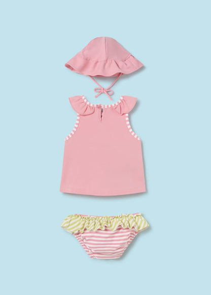 Mayoral Newborn Three-Piece Swim Set  1633-72