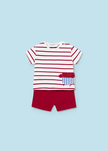 Mayoral Four-Piece Shorts & T-Shirt Set Boys Newborn 1628-70