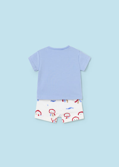 Mayoral Four-Piece Shorts & T-Shirt Set Boys Newborn 1628-70