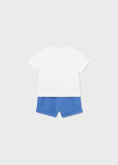 Mayoral Four-Piece Shorts & T-Shirt Set Boys Newborn 1627-66