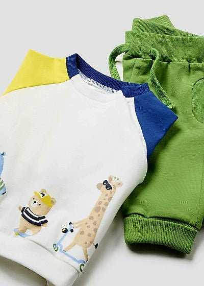 Mayoral Newborn Boys Four-Piece Jogging Suit 1640–10