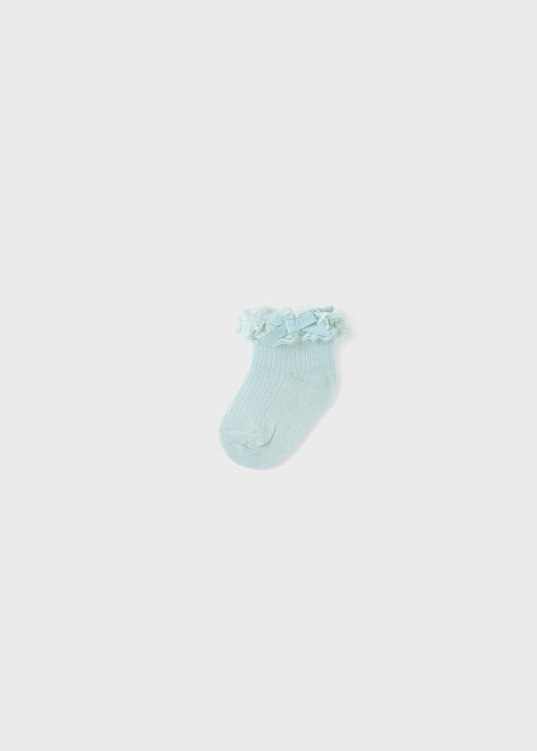 Mayoral Newborn Formal Socks First Size Shoes (15) 9713-10