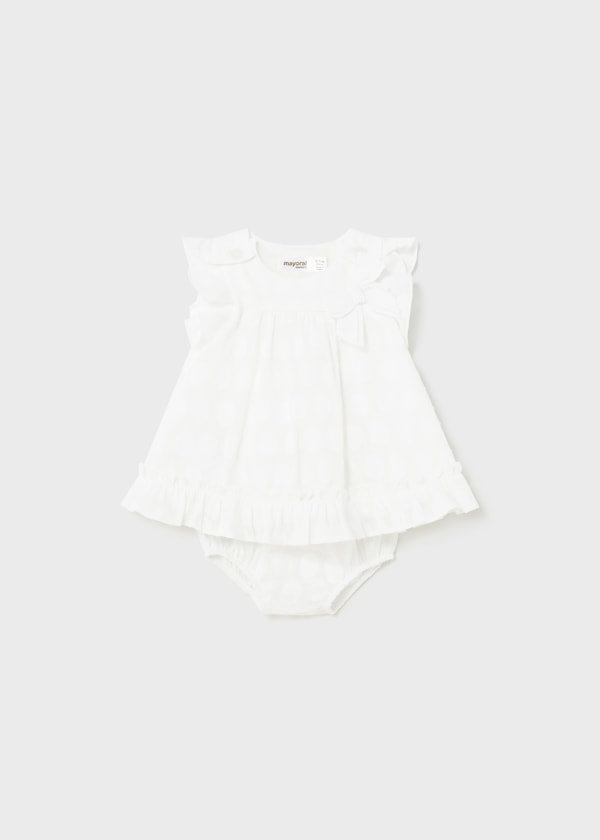 Mayoral Newborn Girls Cotton Dress 1820-51