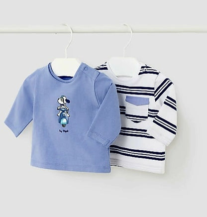 Copy of Mayoral Newborn Boys Long-Sleeved Tops 1004–15