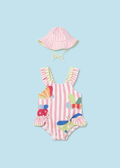 Mayoral Newborn Complete Swim Set  With Towel 1793-21